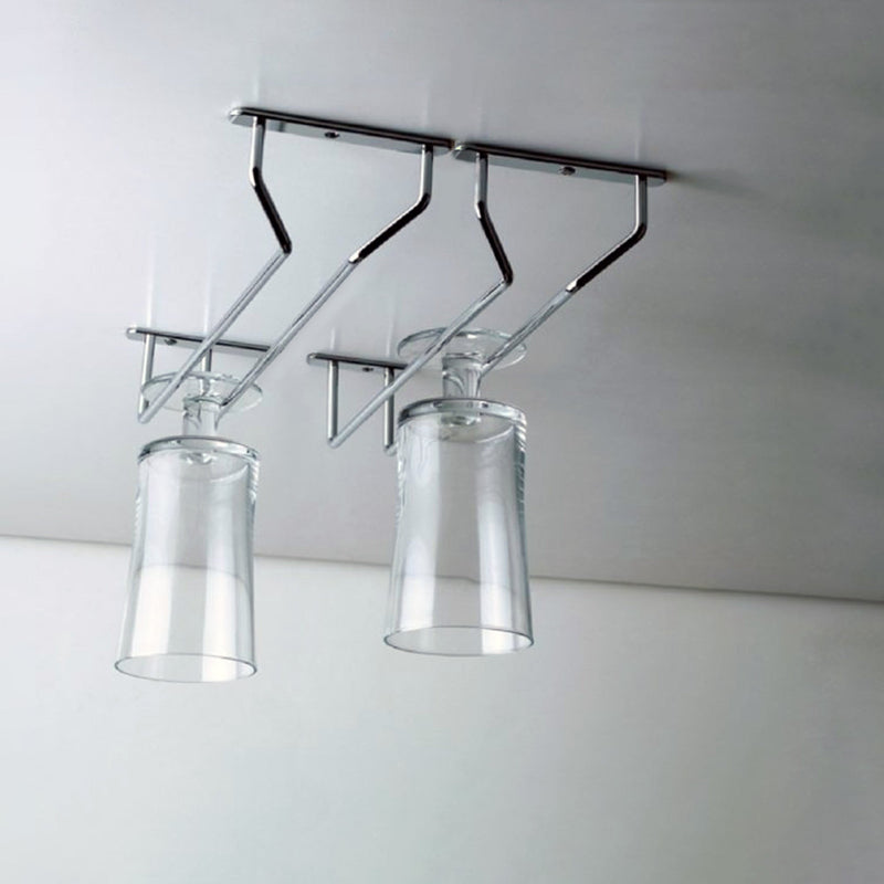 Portabicchieri Supra per Mobile Imballo 1 Pezzo Cromato Brillo Acciaio Emuca