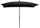 Parasol de jardin en acier 2,4x1,5m Maffei Kronos Anthracite