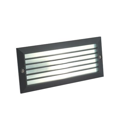 Lampe de marqueur d'étape murale encastrée avec des ailes de couleur noire pour la marche extérieure Sovil Line prezzo