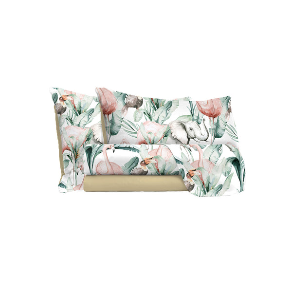 Ensemble de draps avec impression dessus et dessous et taies d'oreiller Denny différentes tailles online