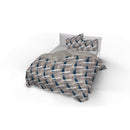 Copripiumino con stampa sul Sacco e Federe Doubleface Pennellate