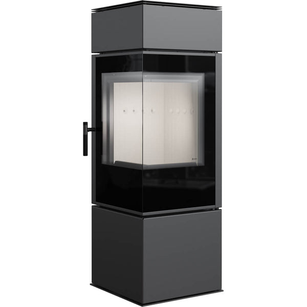 online Poêle à Bois 5,5/10KW en Acier Flig Stanton Noir