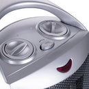 Termoventilatore Caldobagno 1500W Base Rotante Kooper Keramos Grigio