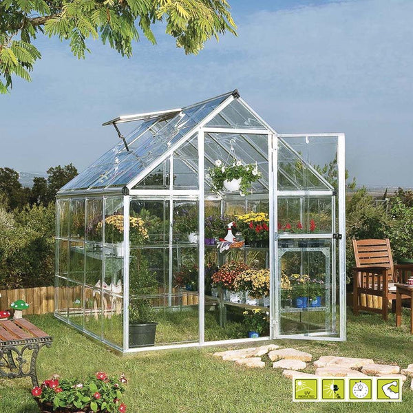 prezzo Serre de jardin en aluminium Rama Doritis Maxi panneaux en polycarbonate