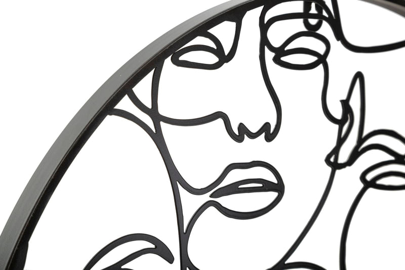 Orologio da Muro Faces Ø 50x3,5 cm in Ferro 