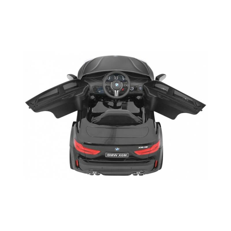 Macchina Elettrica per Bambini 12V con Licenza BMW X6M Nero