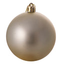 Set 27 Palle di Natale Ø8 cm in Plastica Rosa/Oro