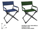 Sedia da Esterno Sedia da Regista Top 60x50x85 cm in Tessuto Oxford Colore Casuale  