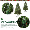 Albero di Natale Artificiale 150 cm 490 Rami 170 LED  Pino Verde