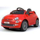 Macchina Elettrica per Bambini 12V con Licenza Fiat 500 Rossa