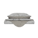 Copripiumino con Federe Stampato in Microfibra Marble Varie Misure
