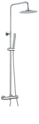Set Colonna Doccia Soffione Doccia e Laccio  in Acciaio Inox Sally