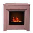 Camino a Bioetanolo da Pavimento 96x35xH96 cm Bellini Rosa