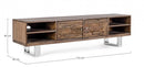 Mobile TV 2 Ante 175x40x45 cm in Legno