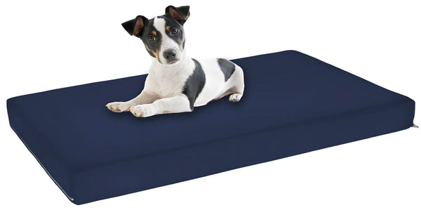 sconto Matelas Rembourré pour Chiens et Chats Bleu Foncé Différentes Tailles