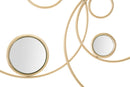 Pannello da Muro Light Mirror 118,5x2,5x47 cm in Ferro 
