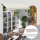 Telo di Ricambio per Tenda Parasole Retrattile 3x2,5 m in Poliestere Anti UV 50+ Verde      