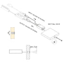 Kit Illuminazione Prossimità Striscia LED 5 mt per Armadi e Mobili Emuca 