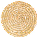 Set 6 Tovagliette Ø38 cm  in Paglia e Carta VdE Tivoli 1996 Spiral