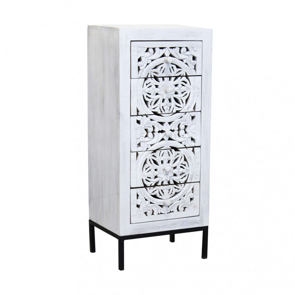 sconto Armoire Foster 45x35x105 h cm en bois marron