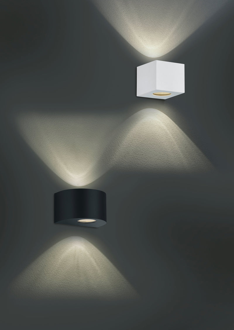 Applique da Esterno a LED in Plastica Bianco Opaco