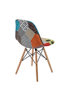 Sedia in Tessuto Patchwork 82x47x52cm TFT Patchy Patchwork