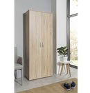 Armadio 70x34x187 cm con 5 ripiani Andy 3 rovere sonoma