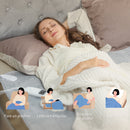 Coperta Elettrica 160x140 cm con 5 Livelli di Calore e 2 Telecomandi in Pile e Poliestere Grigio      