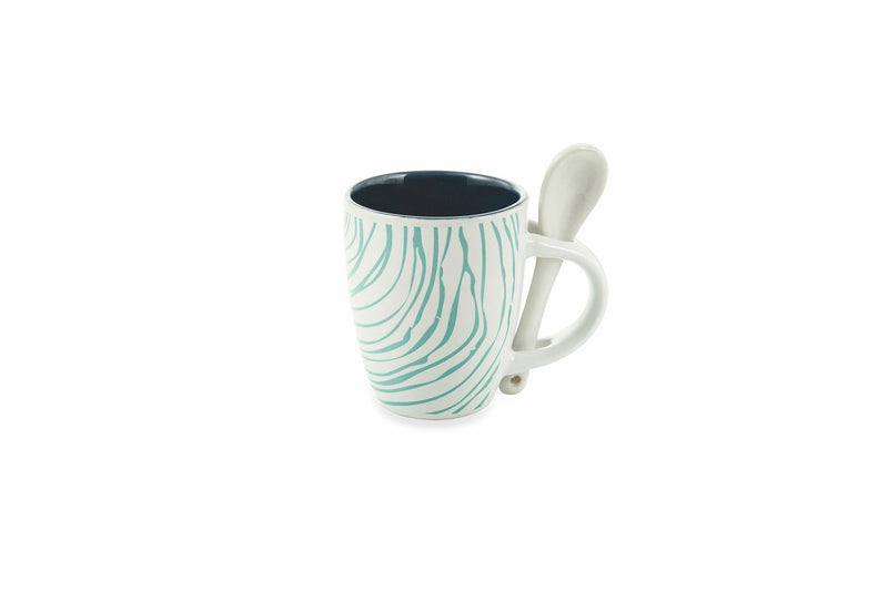 Set 24 Tazzine da Caffè Ø6x9 cm in Gres Villa d'Este Home Tivoli Marea