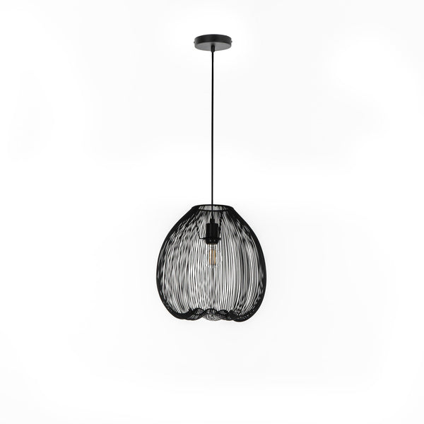 Lampada a Sospensione 35x35xH150 cm in Metallo Jaula Nero sconto