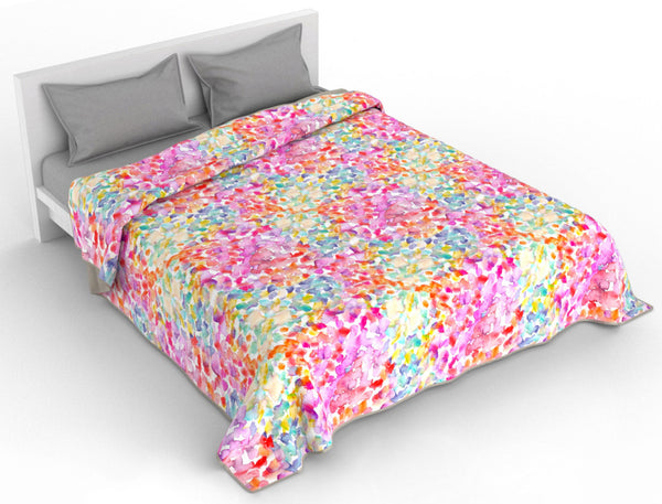 online Couette réversible avec Spring Print