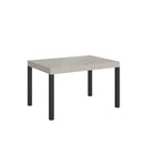Tavolo Allungabile 130/390x90 cm Everyday Cashmere Gambe Antracite      