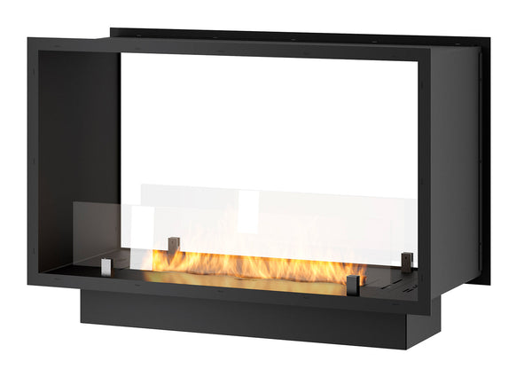Camino a Bioetanolo da Incasso 83,5x58,5x35 cm Bifacciale 2 Side 800 Slim Nero con Vetro online