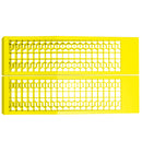 Set 2 Rampe di Carico Auto in Plastica 3 Tonnellate Antiscivolo Giallo      