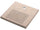Base Carrée 40x40x4 cm pour Fontaines avec Grande Virole en Ciment Belfer 42/BSE/7.T Tortora