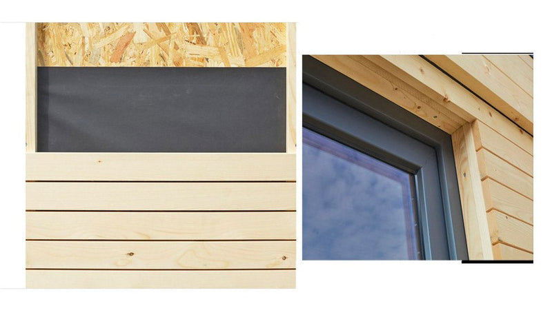 Casetta Abitabile da Giardino 3,61x3,64m Senza Pavimento con Pareti Isolanti Studio Como 11m²