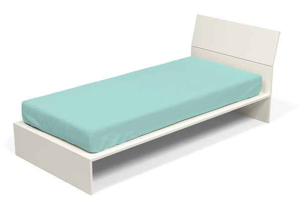 Drap de dessous avec coins et élastique couleur unie vert aqua online