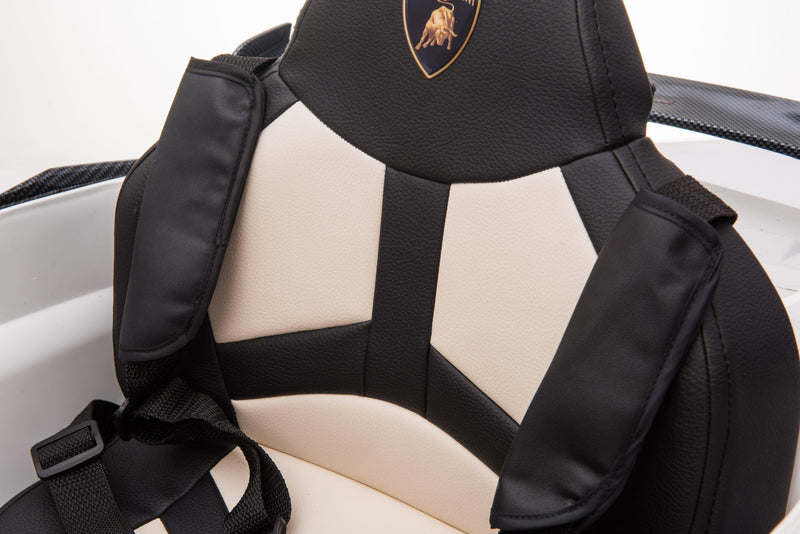 Macchina Elettrica per Bambini 12V con Licenza Lamborghini Aventador Bianca