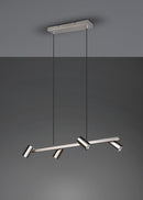 Lampada a Sospensione da Interno Attacco GU10 in Metallo Nickel Opaco