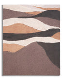 Dipinto su Tela Darky 80x3,7x100 cm in Legno e Tessuto