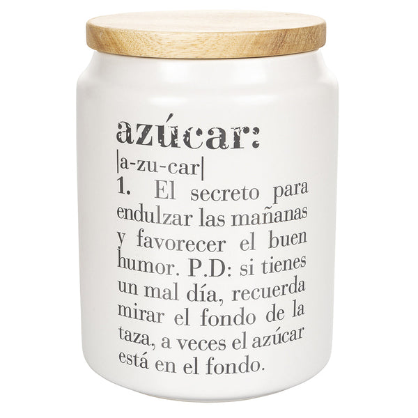 online Pot à sucre avec écriture "azucar" 750 ml en grès VdE Tivoli 1996 espagnol
