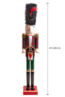 Schiaccianoci di Natale H120 cm Legno in Legno