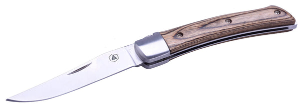 sconto Couteau Pliant avec Manche en Bois Foncé