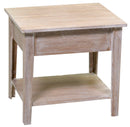 Comodino Rettangolare in Legno Stoccarda