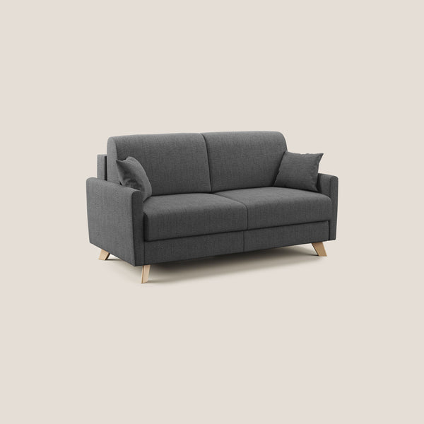 Canapé lit 2 places 160x94x97 cm en tissu gris acquista