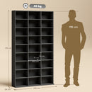 Mobile Porta CD a 9 Ripiani 100x24x175 cm con 21 Ripiani per 835 CD o 500 DVD in Truciolato Nero      