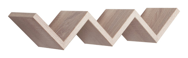 Bibliothèque murale Zigzag 56x15,5 cm en chêne Saetta Fiberwood Sagerau sconto