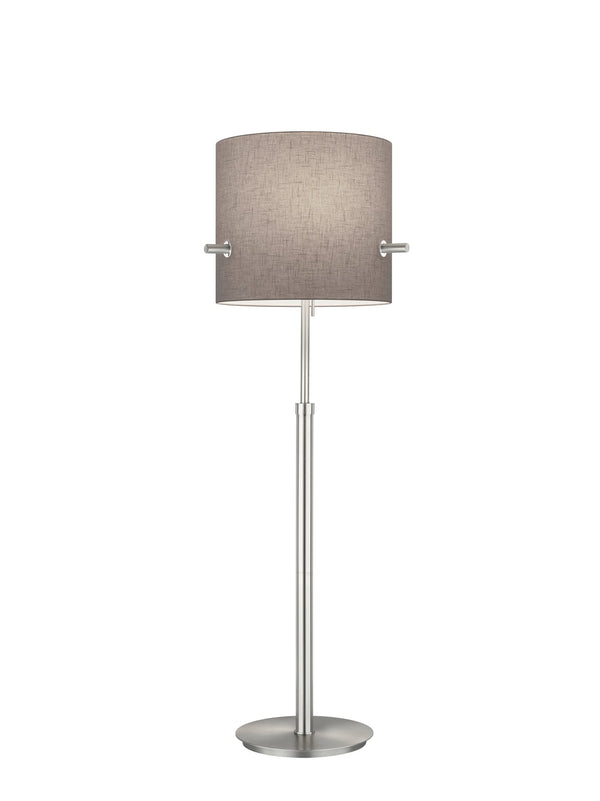 Lampadaire d'intérieur E27 en métal nickel mat acquista