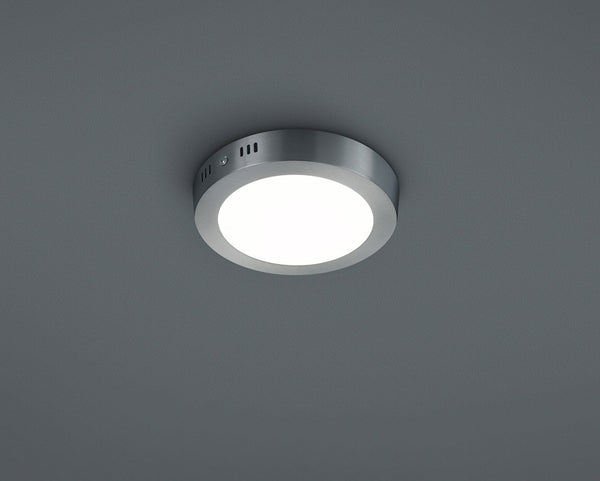 sconto Plafoniera da Interno a LED in Alluminio Nichel Opaco