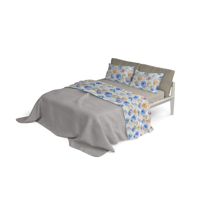 Set Lenzuola con Stampa Sopra Sotto e Federe Spirlas Varie Misure